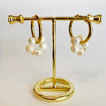 Hoops Perlas flor